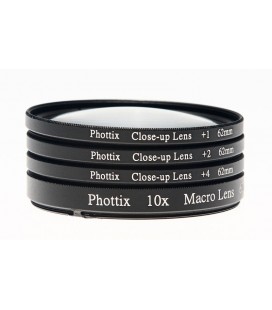Phottix Filter Close-up Set +1, +2, +4 72mm