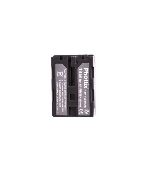 Phottix Li-on 1400mAh Rechargeable Battery NP-FM500H