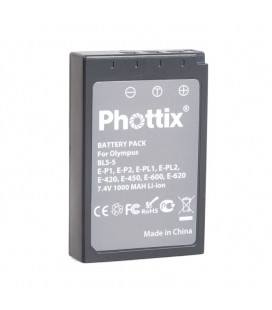 Phottix Li-on Rechargable Battery BLS-5 for Olympus cameras