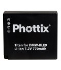 Phottix Li-on Rechargeable Battery DMW-BLE9 for Panasonic