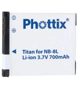Phottix Li-on Rechargeable Battery NB-8L for Canon