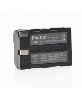 Phottix® TITAN Li-on Rechargeable battery D-L150 for Pentax K10K10DK20D