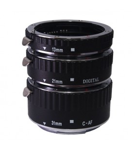 Phottix 3 Ring Auto-Focus AF Macro Extension Tube for Canon